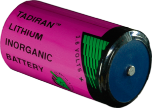 Lithium-Batterie, 3.6 V, LR20, D, Rundzelle, Flächenkontakt