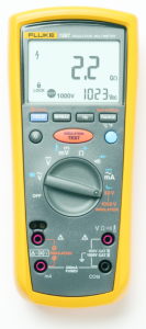 Isolations-Multimeter FLUKE 1587T, 400 mA(DC), 400 mA(AC), 1000 VDC, 1000 VAC, CAT III 1000 V, CAT IV 600 V