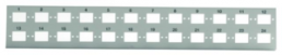 Verteilerplatte für Kombi-Wandbox / Mini-Wandverteiler 24 SC-D, LC Quad