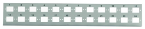 Verteilerplatte für Kombi-Wandbox / Mini-Wandverteiler 24 SC-D, LC Quad