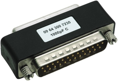 09643007230 Harting Adapter für D-Sub Steckverbinder, USB Steckverbinder, PC Steckverbinder