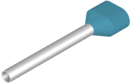 Isolierte Aderendhülse, 0,75 mm², 24 mm/18 mm lang, blau, 9037630000