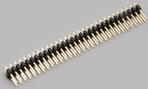 Stiftleiste, 16-polig, RM 2.54 mm, gerade, schwarz, 10120514