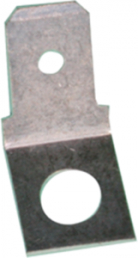 Flachstecker, 6,3 x 0,8 mm, L 10.5 mm, unisoliert, abgewinkelt, 3861.67