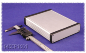 Aluminium-Druckguss Gehäuse, (L x B x H) 160 x 125 x 30 mm, natur, IP54, 1455P1601