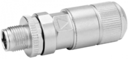 Sensor-Aktor Kabel, M12-Kabelstecker, gerade, 8-polig, 0.59 m, silber, 100007499