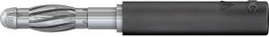 Stecker-Adapter mit federnder MULTILAM, 30 VAC/60 VDC, schwarz