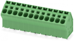 Leiterplattenklemme, 12-polig, RM 7.5 mm, 0,2-6,0 mm², 41 A, Federklemmanschluss, grün, 1819189