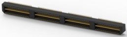 Stiftleiste, 160-polig, RM 0.8 mm, gerade, schwarz, 2-1658013-4
