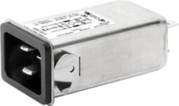 IEC-Stecker-C20, 50 bis 60 Hz, 16 A, 250 VAC, 600 µH, Flachstecker 6,3 mm, 5130.0000.21