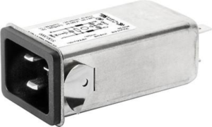IEC-Stecker-C20, 50 bis 60 Hz, 16 A, 250 VAC, 600 µH, Flachstecker 6,3 mm, 5130.0300