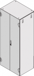 Varistar Doppeltür, IP 20, geschlossen, 3-Punkt-Verriegelung, 2 Scharniere, RAL 7035, 2000H, 600 B