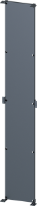 SIVACON, Montageplatte, für Schrankrückwand, H: 2200 mm, B: 400 mm, verzinkt, 8MF12402AL030