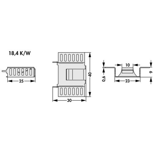 FK 277 MI 247 V Fischer Elektronik Kühlkörper Bild 2