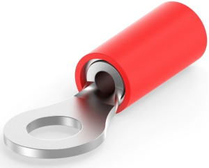 Isolierter Ringkabelschuh, 0,26-1,65 mm², AWG 22 bis 16, 4.34 mm, M4, rot