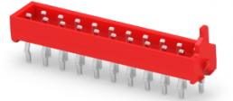 Stiftleiste, 20-polig, RM 1.27 mm, gerade, rot, 9-215464-0