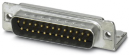 D-Sub Stecker, 25-polig, Standard, bestückt, abgewinkelt, PCB anschluss, 1689873