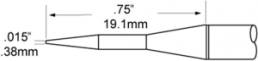 Entlötspitze, Konisch, (B) 0.38 mm, 450 °C, TCP-CNP1