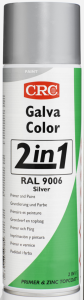 GALVACOLOR 9006 Weißaluminium Rostschutzfarbe 2-in-1, CRC, Spraydose 500ml
