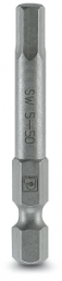 Schraubendreherbit, 5 mm, Sechskant, KL 50 mm, L 50 mm, 1212649