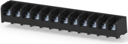 Leiterplattenklemme, 12-polig, 0,326-3,31 mm², 25 A, Schraubanschluss, schwarz, 5-1437653-1