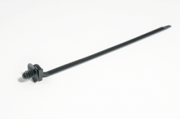 Kabelbinder außenverzahnt, Polyamid, (L x B) 170 x 5.3 mm, Bündel-Ø 1.6 bis 30 mm, schwarz, -40 bis 85 °C