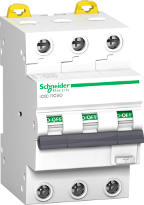 FI/LS-Schalter, 3-polig, 16 A, 30 mA, Typ A, 400 V