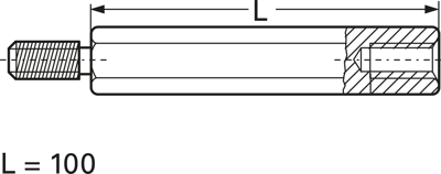 211000311/6 HStronic Abstandsbolzen Bild 2