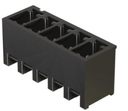 Leiterplattensteckverbinder, 3-polig, RM 3.81 mm, gerade, schwarz, 14120315001000