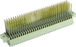 Federleiste, 160-polig, z-a-b-c-d, RM 2.54 mm, Einpressanschluss, gerade, vergoldet, 02021601301