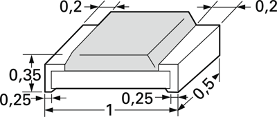 RC0402FR07-1K10 Yageo SMD Widerstände