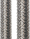Metall-Geflechtschlauch, Innen Ø 10 mm, Bereich 8-17 mm, silber, -50 bis 300 °C