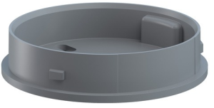 Bodenmontage-Adapter, grau, (Ø x H) 85 mm x 19 mm, für EvoSIGNAL, 261 700 01