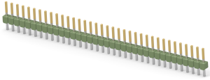 Stiftleiste, 36-polig, RM 2.54 mm, gerade, grün, 3-826646-6