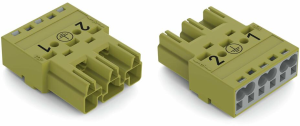 Stecker, 3-polig, Federklemmanschluss, 0,5-4,0 mm², grün, 770-273/073-000