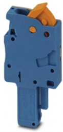 Stecker, Schnellanschluss, 0,25-1,5 mm², 1-polig, 17.5 A, 6 kV, blau, 3051250