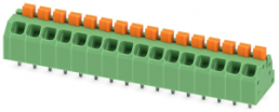 Leiterplattenklemme, 16-polig, RM 3.5 mm, 0,2-1,5 mm², 16 A, Federklemmanschluss, grün, 1862262