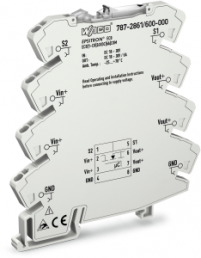 Elektronischer Schutzschalter, 1-polig, 6 A, 500 V, (B x H x T) 6 x 97.8 x 94 mm, DIN-Schiene, 787-2861/600-000