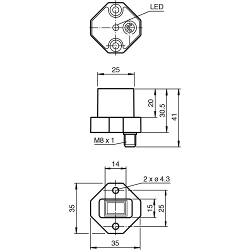 263760 PEPPERL+FUCHS Näherungsschalter, Reedschalter Bild 2