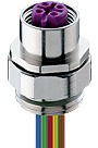 Sensor-Aktor Kabel, M12-Kabeldose, gerade auf offenes Ende, 5-polig, 1.5 m, PVC, violett, 934637313