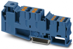 Potenzialsammelklemme, Push-in-Anschluss, 1,5-50 mm², 11-polig, 105 A, 8 kV, blau, 3214081