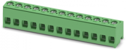 Leiterplattenklemme, 13-polig, RM 5 mm, 0,2-2,5 mm², 10 A, Schraubanschluss, grün, 1755693