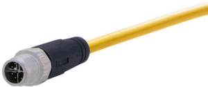Sensor-Aktor Kabel, M12-Kabelstecker, gerade auf offenes Ende, 8-polig, 2 m, PUR, gelb, 0948C000756020
