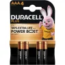 DURACELL PLUS POWER BOOST AAA4 Duracell Rundzellen, 9V-Blöcke