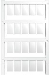 Polyamid Gerätemarkierer, (L x B) 17 x 10 mm, weiß, 200 Stk