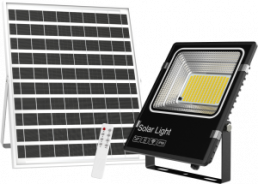 Solar-Fluter mit Akku, 6 W PV, 700 lm, 6500K, IP661