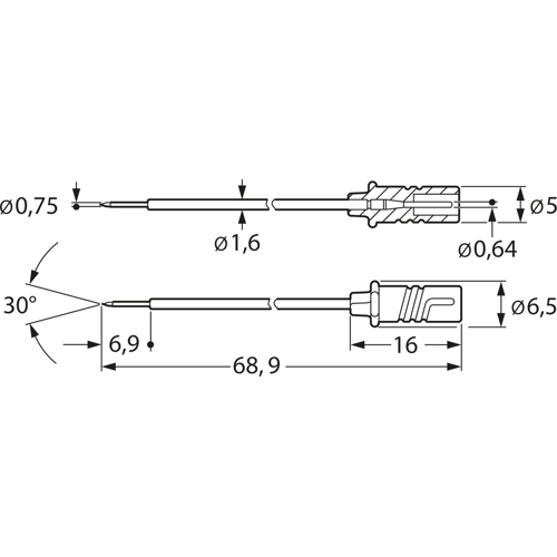 973995101 Hirschmann Test & Measurement Prüfspitzen, Tastköpfe Bild 2
