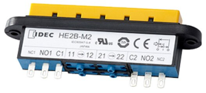 Zustimmungsschalter, 2-polig, gelb, unbeleuchtet, IP65, HE2B-M200PY