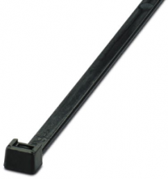 Kabelbinder, Polyamid, (L x B) 300 x 7.8 mm, Bündel-Ø 4 bis 80 mm, schwarz, -40 bis 85 °C