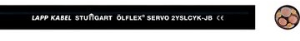 PVC Motoranschlussleitung ÖLFLEX SERVO 2YSLCYK-JB 6-adrig, geschirmt, schwarz